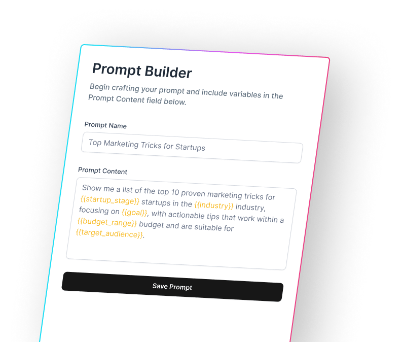 Banner Prompt Builder